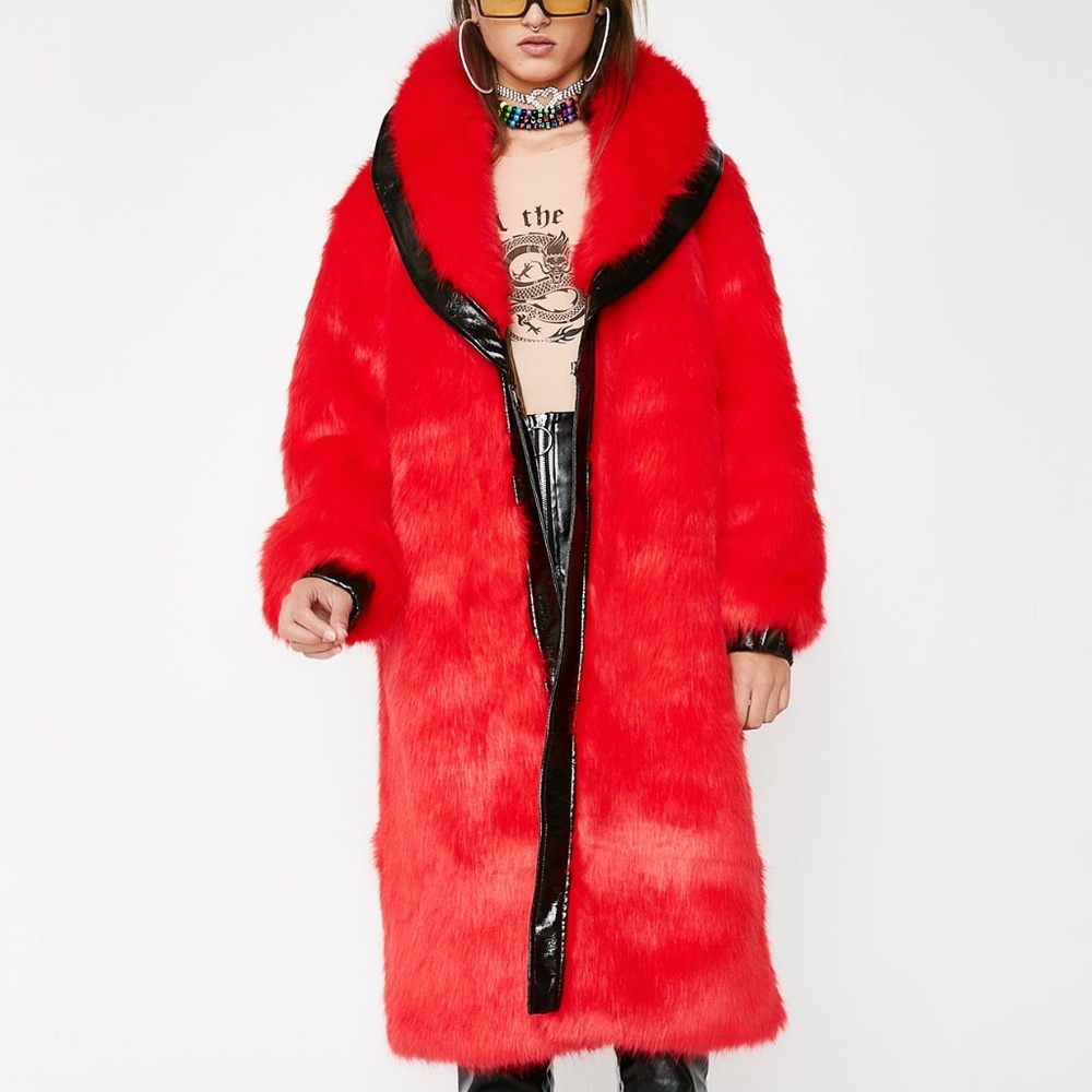 NWT I.AM.GIA Bellatrix fur coat in size XS